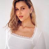 Brandy Top - White