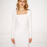 Brandy Top - White