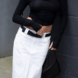 Bella Ruche off The Shoulder Top - Black