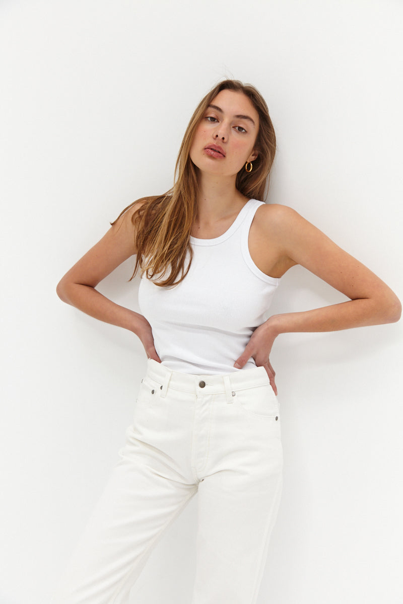 CORE Straight Leg Jeans - White