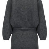 Knit Mini Dress - Charcoal
