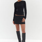 Nora Mini Skirt - Black