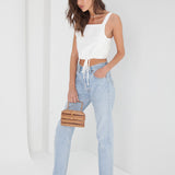 Lily Top - White Linen