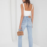 Lily Top - White Linen