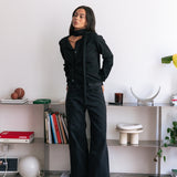 Camden Scarf Cardigan - Charcoal