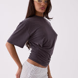 Lira Top - Charcoal
