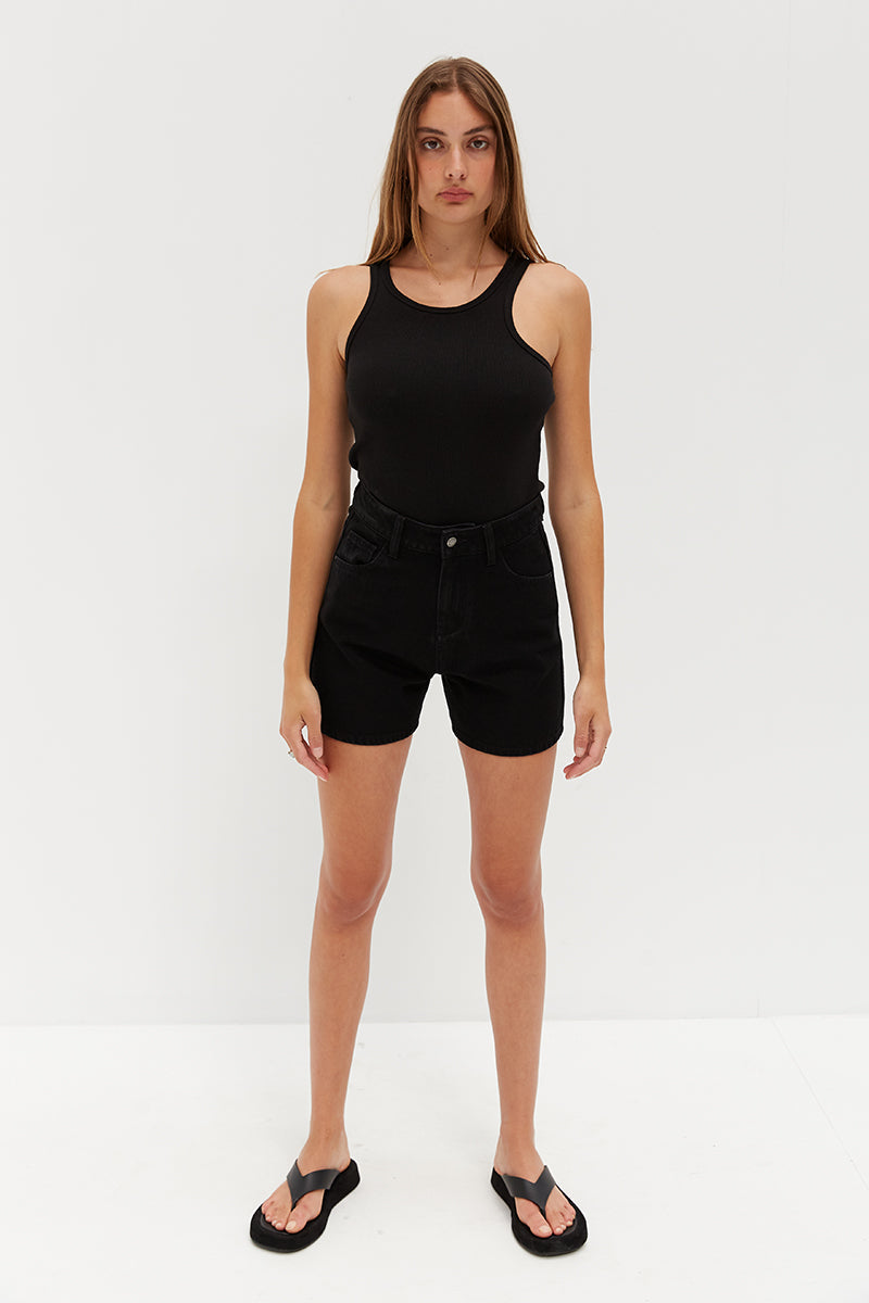 Jean Shorts - Black