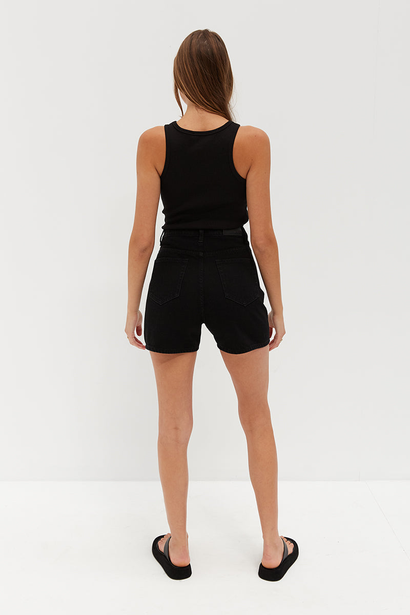 Jean Shorts - Black