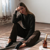 Noor Fluffy Cardigan - Brown