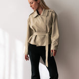 Mason Belted Trench - Tan
