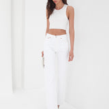 Crop Tank - White
