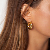 Mini Rope Earrings - 14K Gold Plated