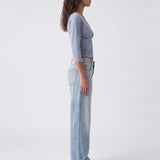 Ryana Top Dusty Blue - side view