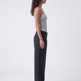 Leyla Lace Cami Grey Marle - side view