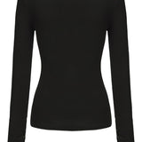 Isobel Long Sleeve Top - Black