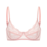 Lace Balconette Bra - Pink