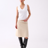 Arlette V Tank - White