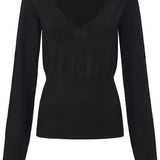 Rhea Knit Top - Black
