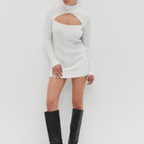 Arlo Knit Dress - White