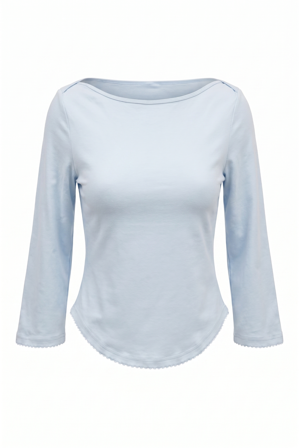 Lola blue top, product flat lay