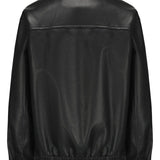 Lex Faux Leather Jacket - Black