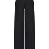 Lace Up Pants - Black