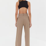 Malene Pants - Dark Tan