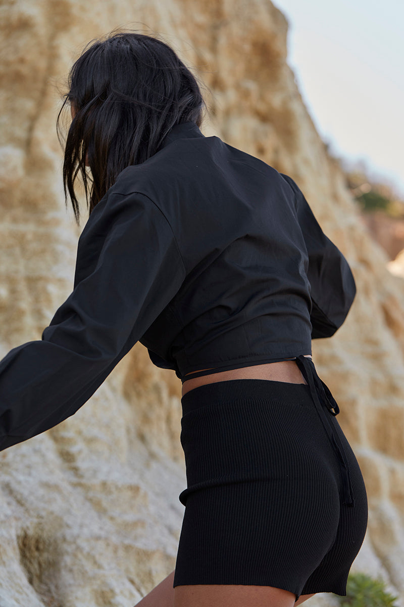 Knit Shorts - Black