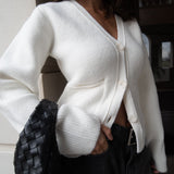 Courtney Cardigan - White