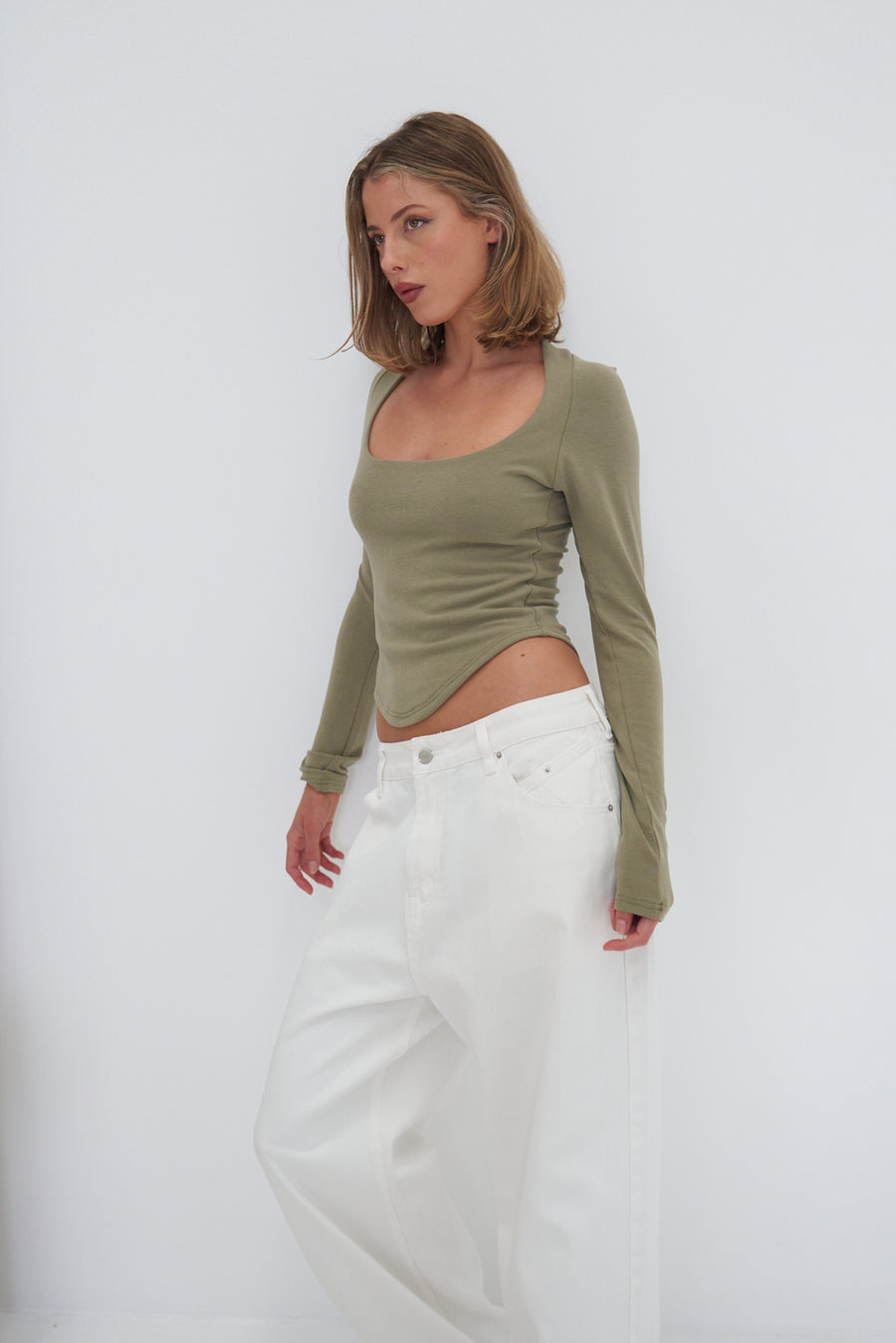 Ryleigh Top - Khaki