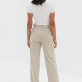 Wool Malene Pants - Sand