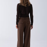 Camden Scarf Cardigan - Brown