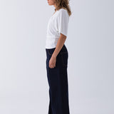 Lennon Wide Leg Jean - Dark Denim