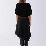 Mira Draped Top - Black