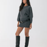 Demi Wide Belt - Black
