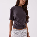 Lira Top - Charcoal