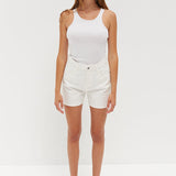 Jean Shorts - White