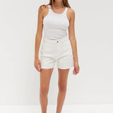 Jean Shorts - White