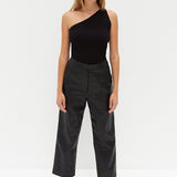Faux Leather Pants - Black