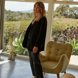 Faux Leather Pants - Black