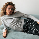 Ezra Off Shoulder Knit - Grey