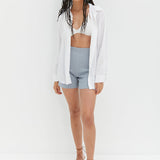 Knit Shorts - Baby Blue