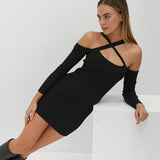 Strap Dress - Black