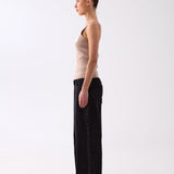 Luna Lace Trim Cami - Oat