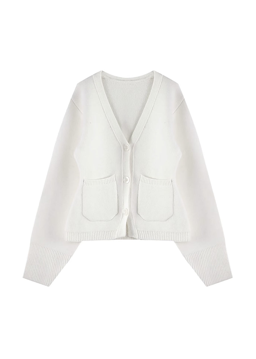 Courtney Cardigan - White