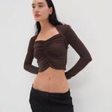 Peggy Top - Brown